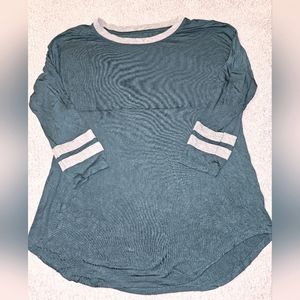 Maurices Medium 3/4 Baseball Sleeve Shirt 24/7